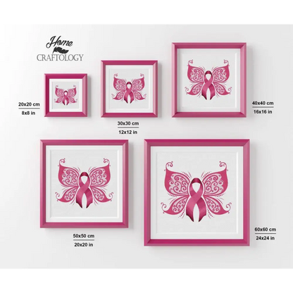 Cancer Awareness - Diamond Painting Kit - Home Craftology