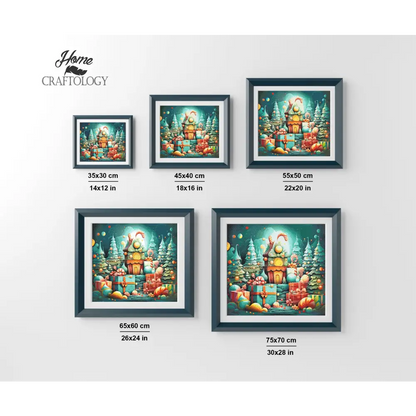 Candyland Christmas - Exclusive Premium Diamond Painting Kit - Diamond Painting Kit