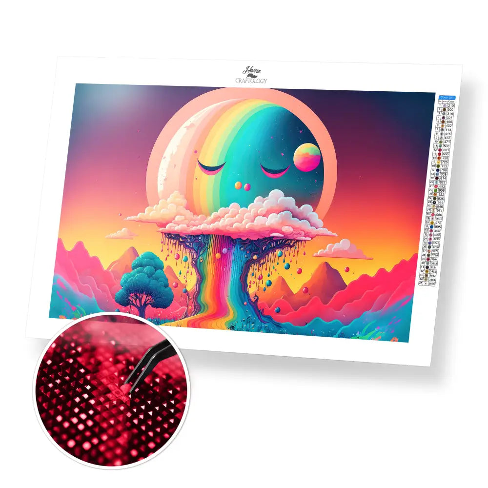 Candyland - Premium Diamond Painting Kit - 45x30cm / 18x12’’ / Square (Most Popular) - Diamond Painting Kit