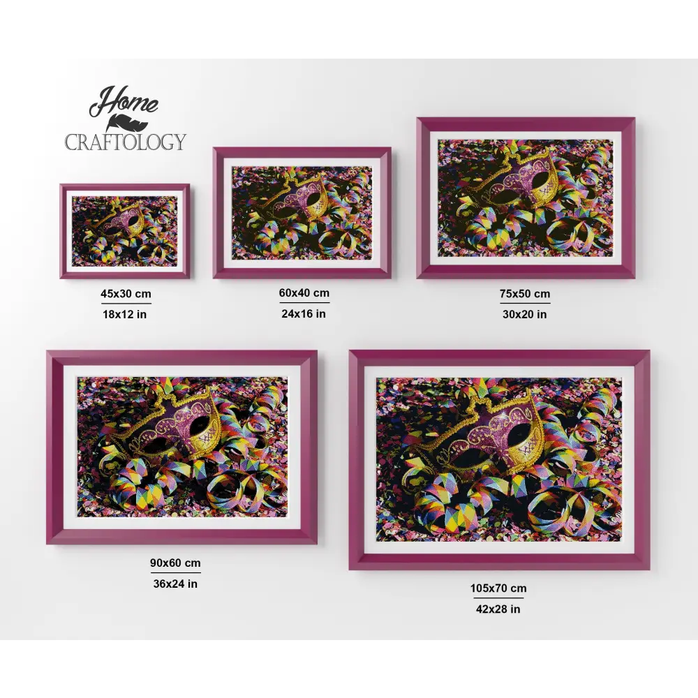 Carnival Mask - Premium Diamond Painting Kit - Diamond Painting Kit