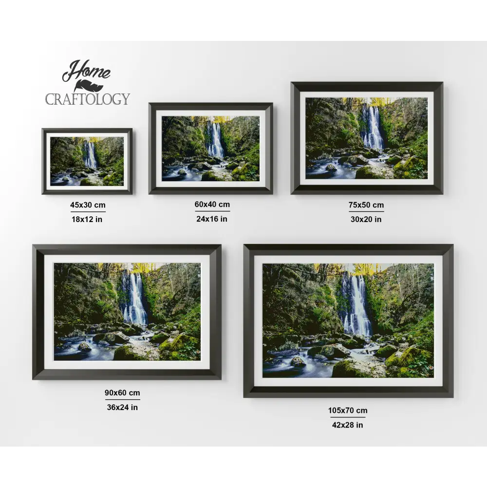 Cascade Falls - Premium Diamond Painting Kit - Diamond Painting Kit