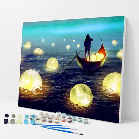 Catch the Moonlight Kit - Paint By Numbers - 30x40cm / 12x16’’ / No Frame - Paint By Numbers