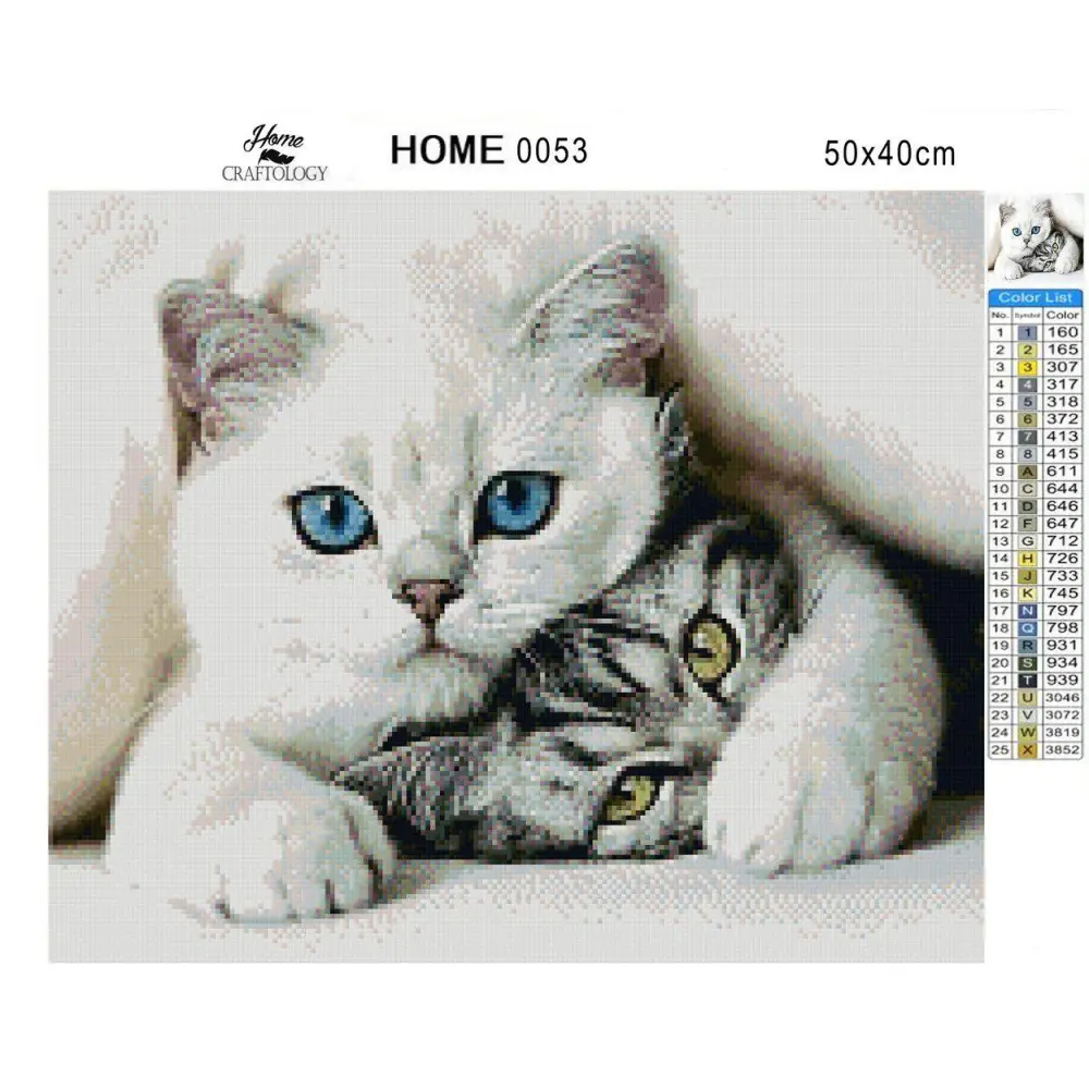 Cats - Premium Diamond Painting Kit - Diamond Painting Kit