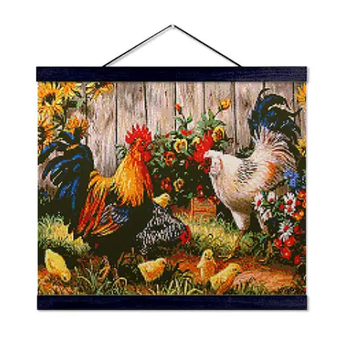 Chickens - Premium Diamond Painting Kit - Diamond Painting Kit