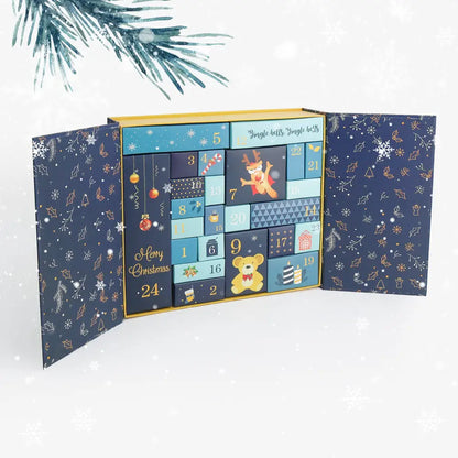 Christmas Advent Calendar Box - Blue - Advent Box