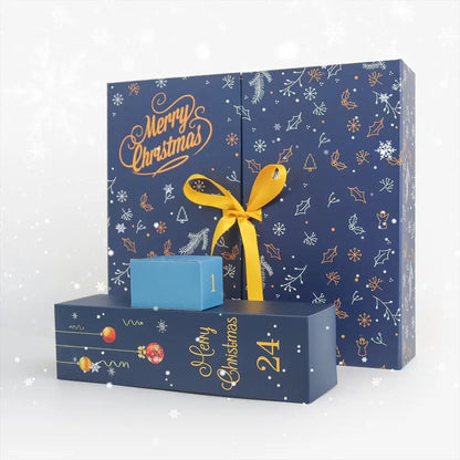 Christmas Advent Calendar Box - Blue - Advent Box