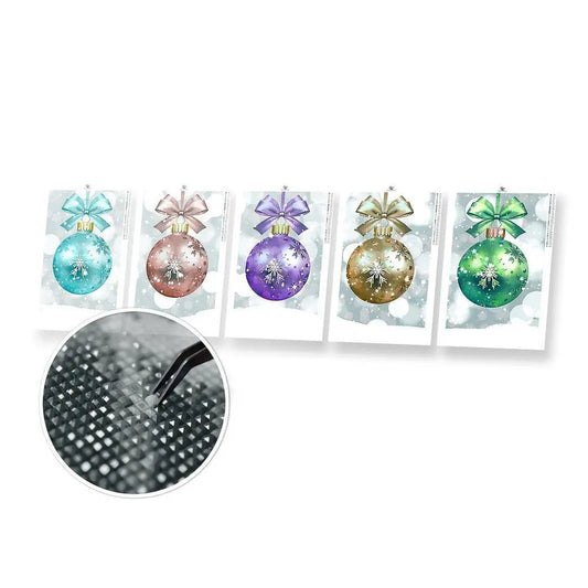 Christmas Balls Panel - Diamond Painting Panels - Diamond Painting Cross Stitch