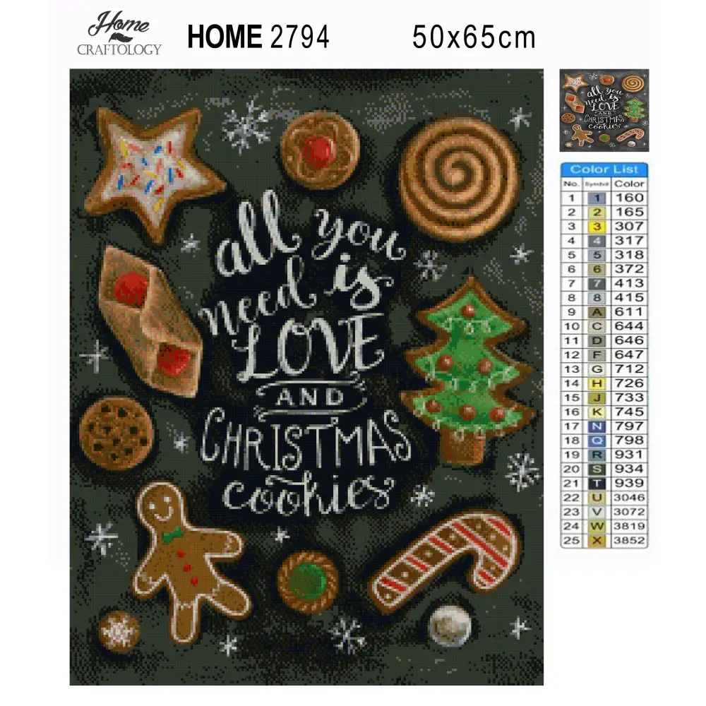 Christmas Cookies - Premium Diamond Painting Kit - Diamond Painting Kit