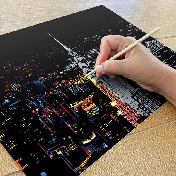 Chrysler Building New York - Scratch Painting Kit - Scratch Painting