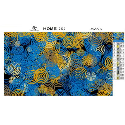 Circle Abstract - Premium Diamond Painting Kit - Diamond Painting Kit
