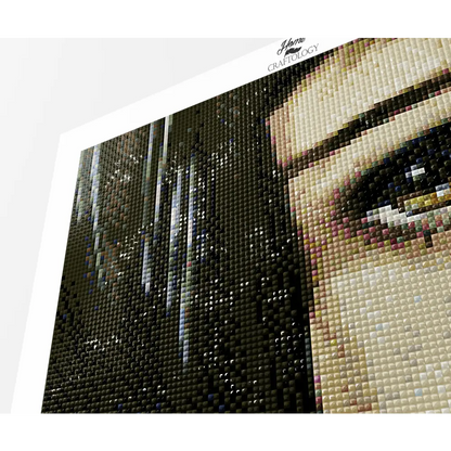 Close-up Girl’s Face Painting - Premium Diamond Painting Kit - Diamond Painting Kit