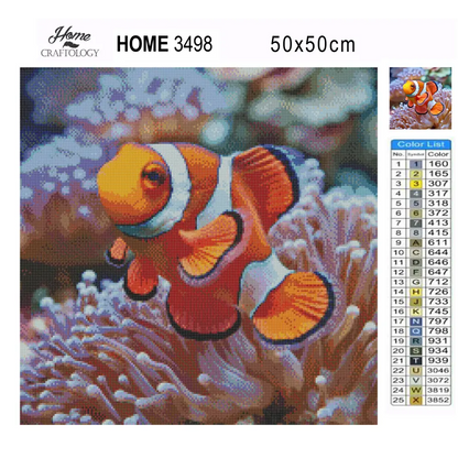 Clown Fish - Exclusive Premium Diamond Painting Kit - Diamond Painting Kit