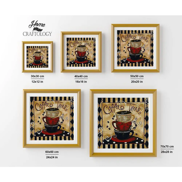 Coffee Time - Premium Diamond Painting Kit - Diamond Painting Kit