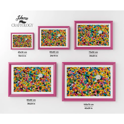 Colorful Beads - Premium Diamond Painting Kit - Diamond Painting Kit