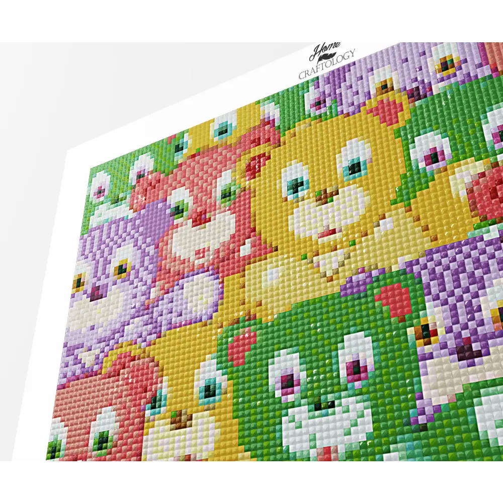 Colorful Bears - Premium Diamond Painting Kit - Diamond Painting Kit