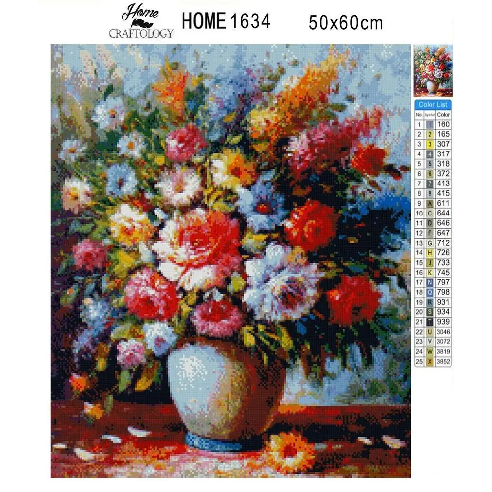 Colorful Bouquet - Exclusive Premium Diamond Painting Kit - Diamond Painting Kit