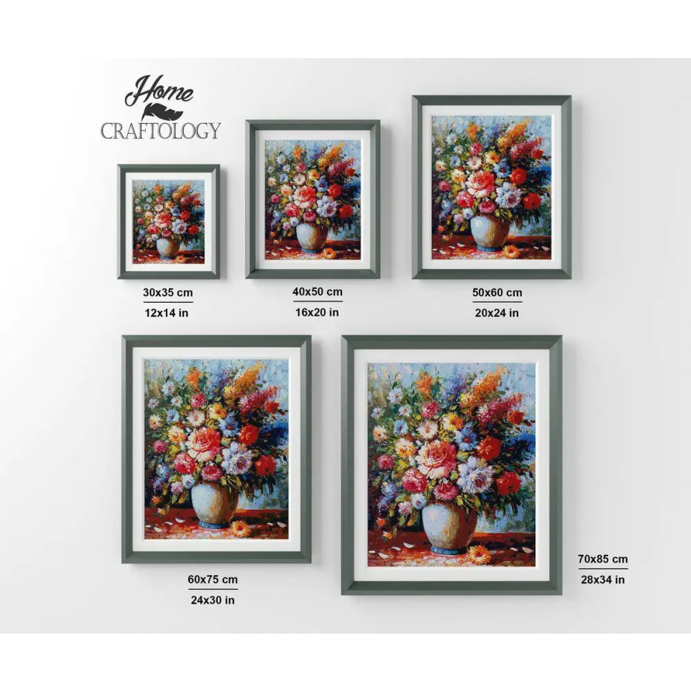 Colorful Bouquet - Exclusive Premium Diamond Painting Kit - Diamond Painting Kit