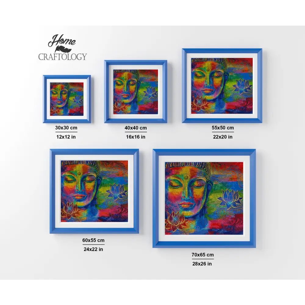 Colorful Buddha - Premium Diamond Painting Kit - Diamond Painting Kit