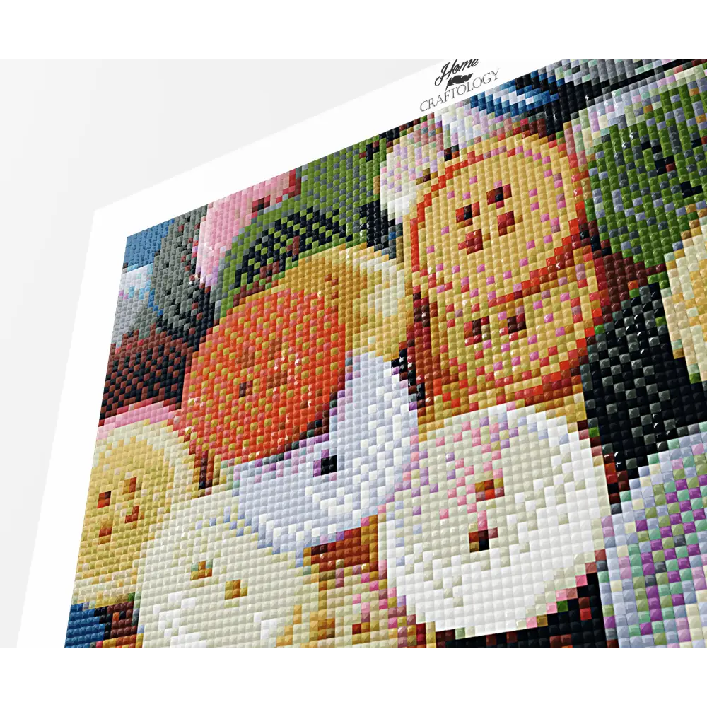 Colorful Buttons - Premium Diamond Painting Kit - Diamond Painting Kit