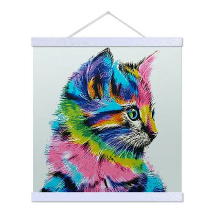 Colorful Cat - Premium Diamond Painting Kit - Diamond Painting Kit
