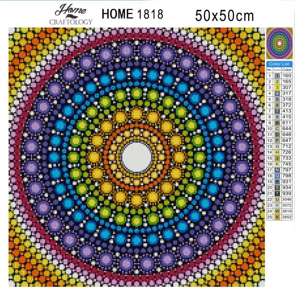 Colorful Dots - Premium Diamond Painting Kit - Diamond Painting Kit