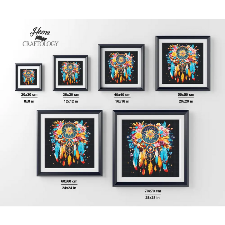 Colorful Dreamcatcher - Exclusive Premium Diamond Painting Kit - Diamond Painting Kit