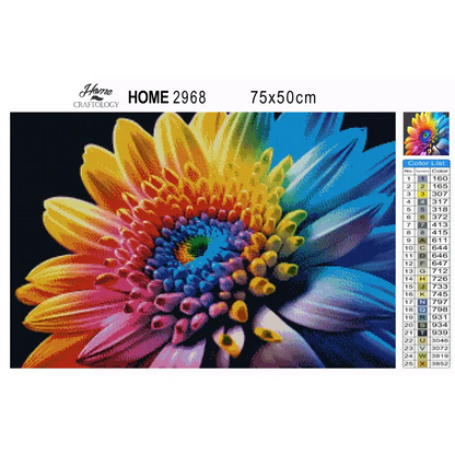Colorful Flower Close-up - Premium Diamond Painting Kit - Diamond Painting Kit