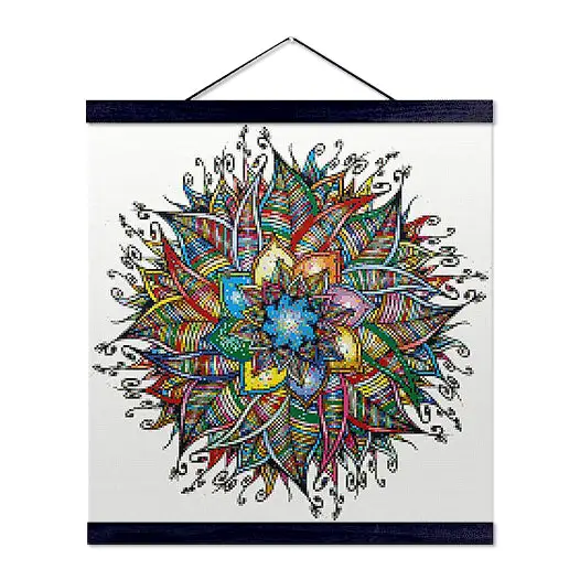 Colorful Flower Mandala - Premium Diamond Painting Kit - Diamond Painting Kit