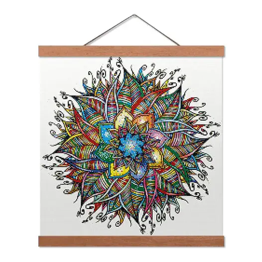 Colorful Flower Mandala - Premium Diamond Painting Kit - Diamond Painting Kit