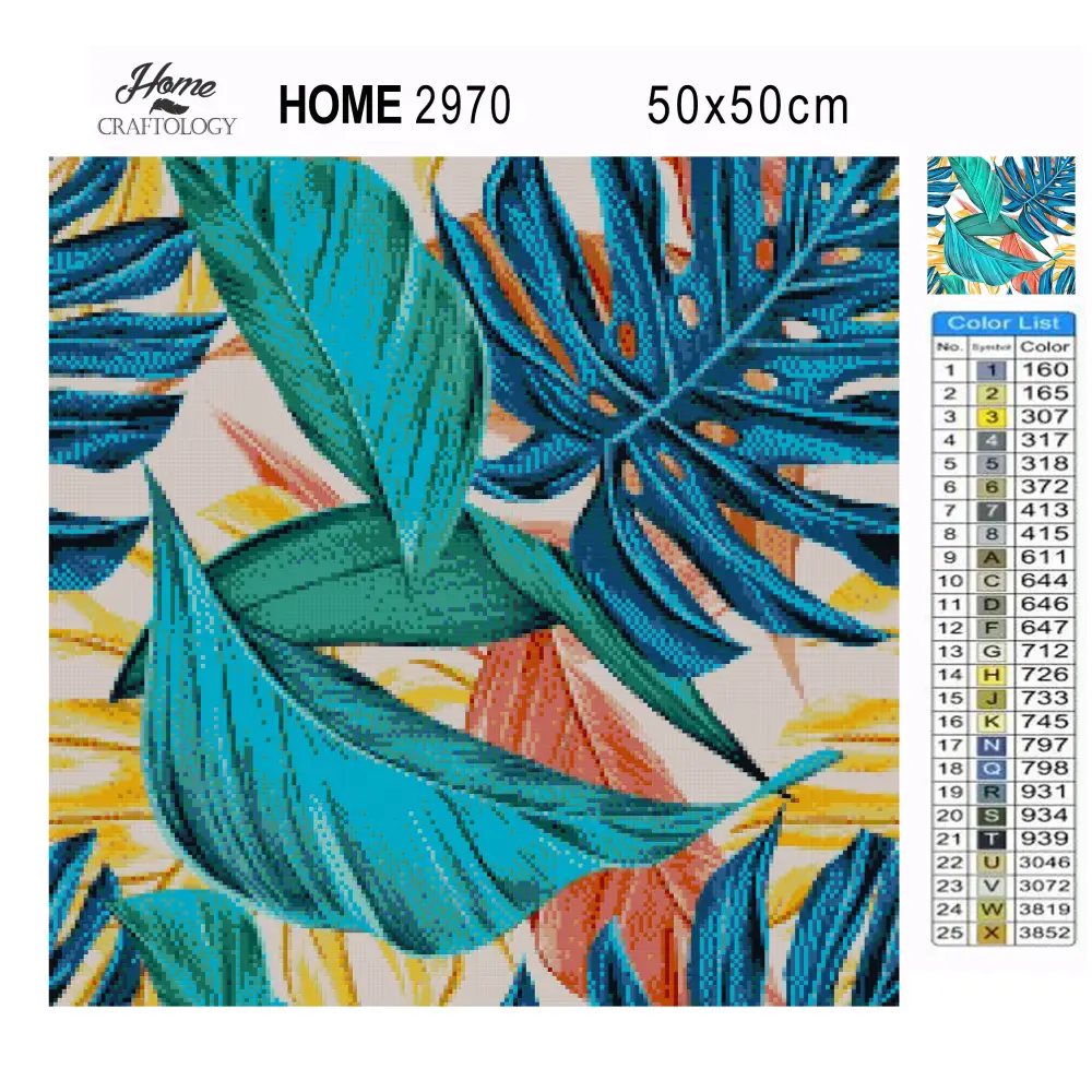 Colorful Leaves - Premium Diamond Painting Kit - Diamond Painting Kit