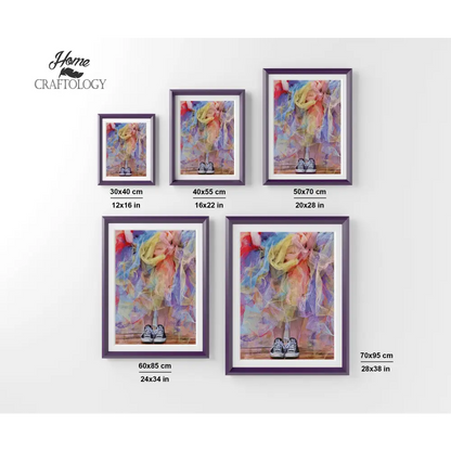 Colorful Skirt - Premium Diamond Painting Kit - Diamond Painting Kit