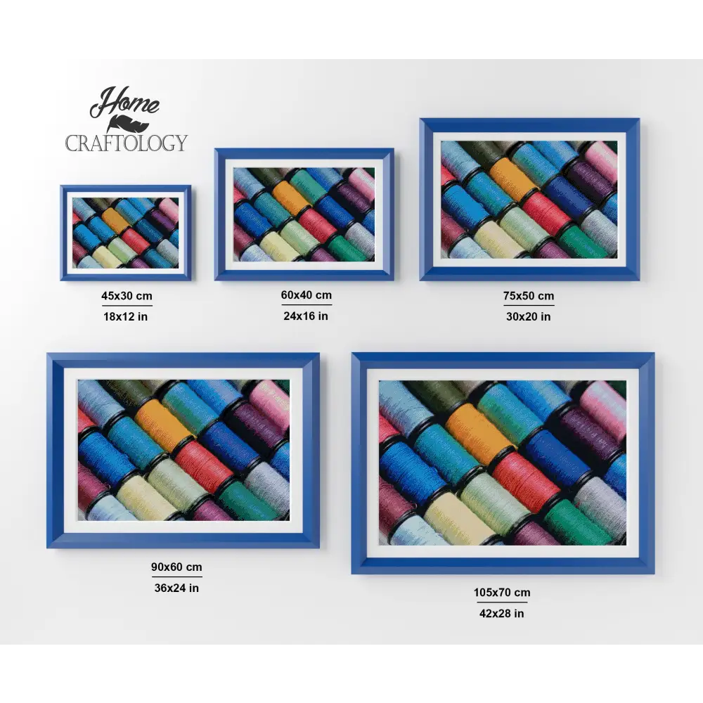 Colorful Threads - Premium Diamond Painting Kit - Diamond Painting Kit