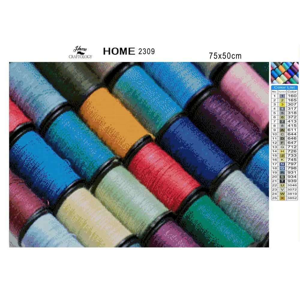 Colorful Threads - Premium Diamond Painting Kit - Diamond Painting Kit