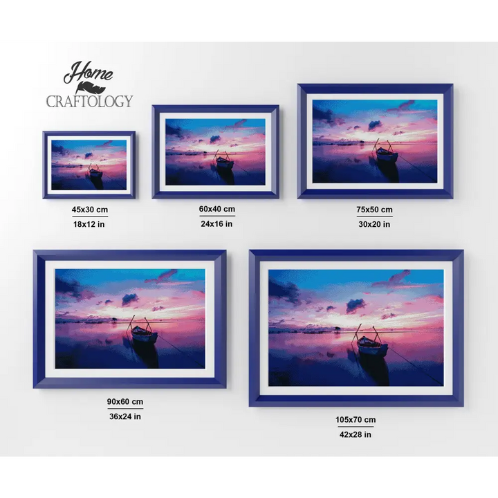 Cotton Candy Sunset - Premium Diamond Painting Kit - Diamond Painting Kit