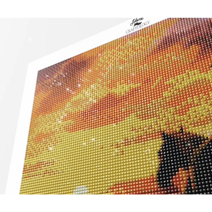 Cowboy Watching the Sunset - Exclusive Premium Diamond Painting Kit - Diamond Painting Kit