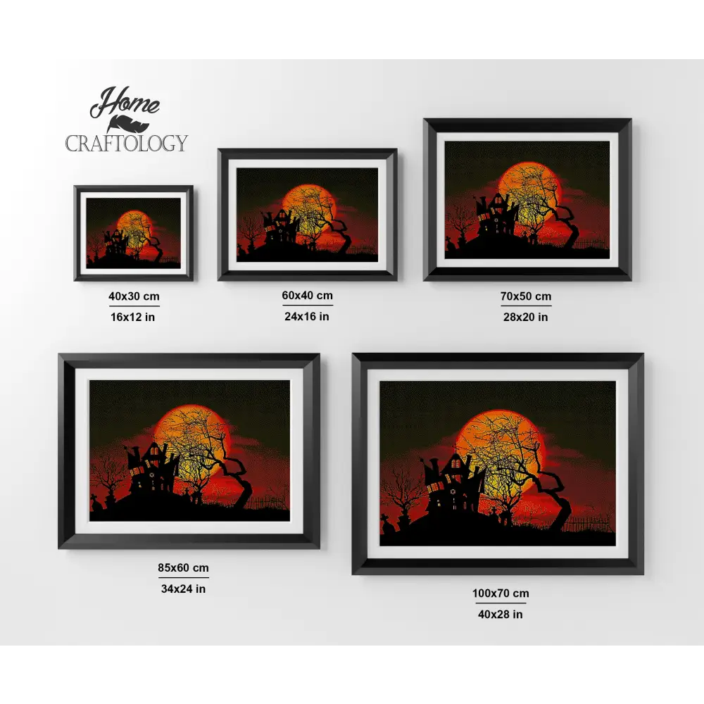Creepy House - Premium Diamond Painting Kit - Diamond Painting Kit