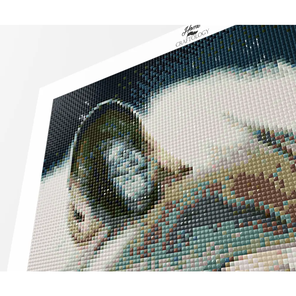 Curious Wolf - Premium Diamond Painting Kit - Diamond Painting Kit