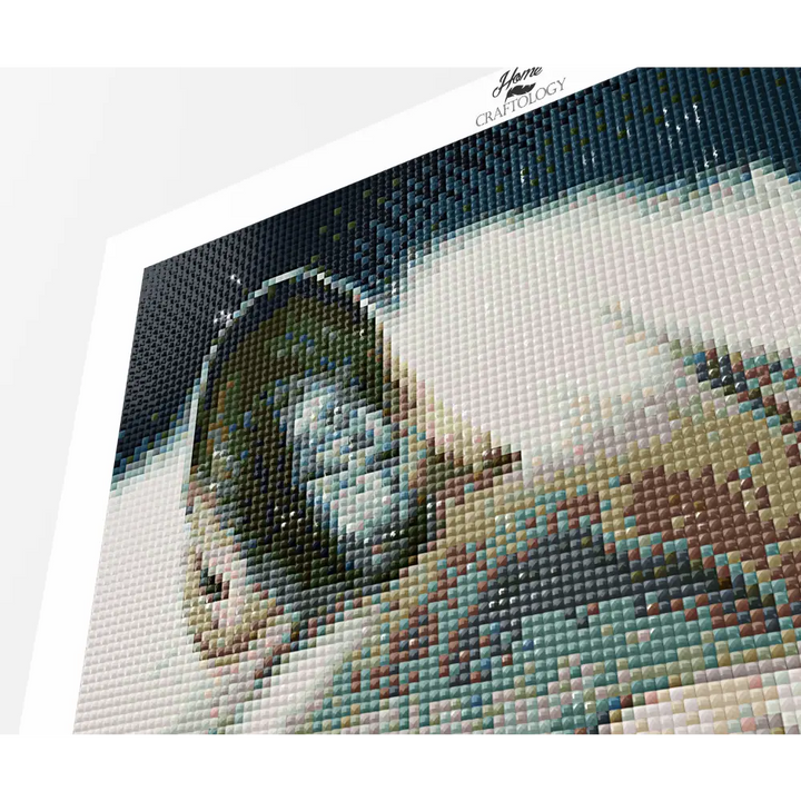 Curious Wolf - Premium Diamond Painting Kit - Diamond Painting Kit