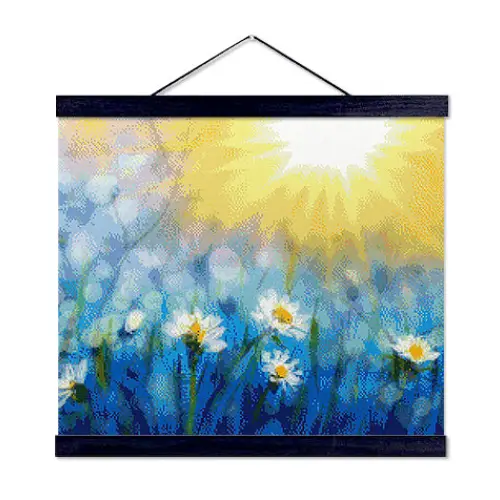 Daisies in the Sun - Exclusive Premium Diamond Painting Kit - Diamond Painting Kit
