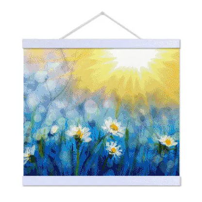Daisies in the Sun - Exclusive Premium Diamond Painting Kit - Diamond Painting Kit