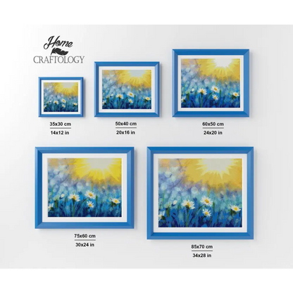 Daisies in the Sun - Exclusive Premium Diamond Painting Kit - Diamond Painting Kit