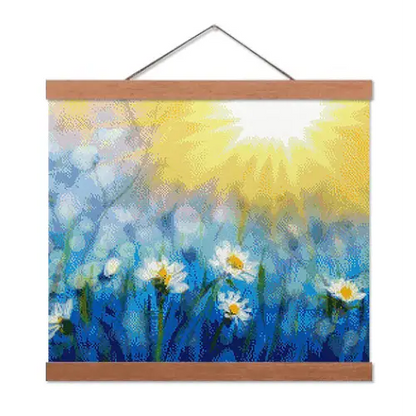 Daisies in the Sun - Exclusive Premium Diamond Painting Kit - Diamond Painting Kit
