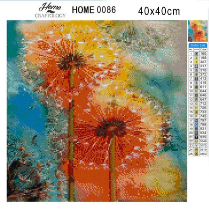 Dandelion Painting - Premium Diamond Painting Kit - Diamond Painting Kit