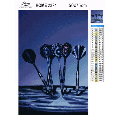 Darts - Premium Diamond Painting Kit - Diamond Painting Kit