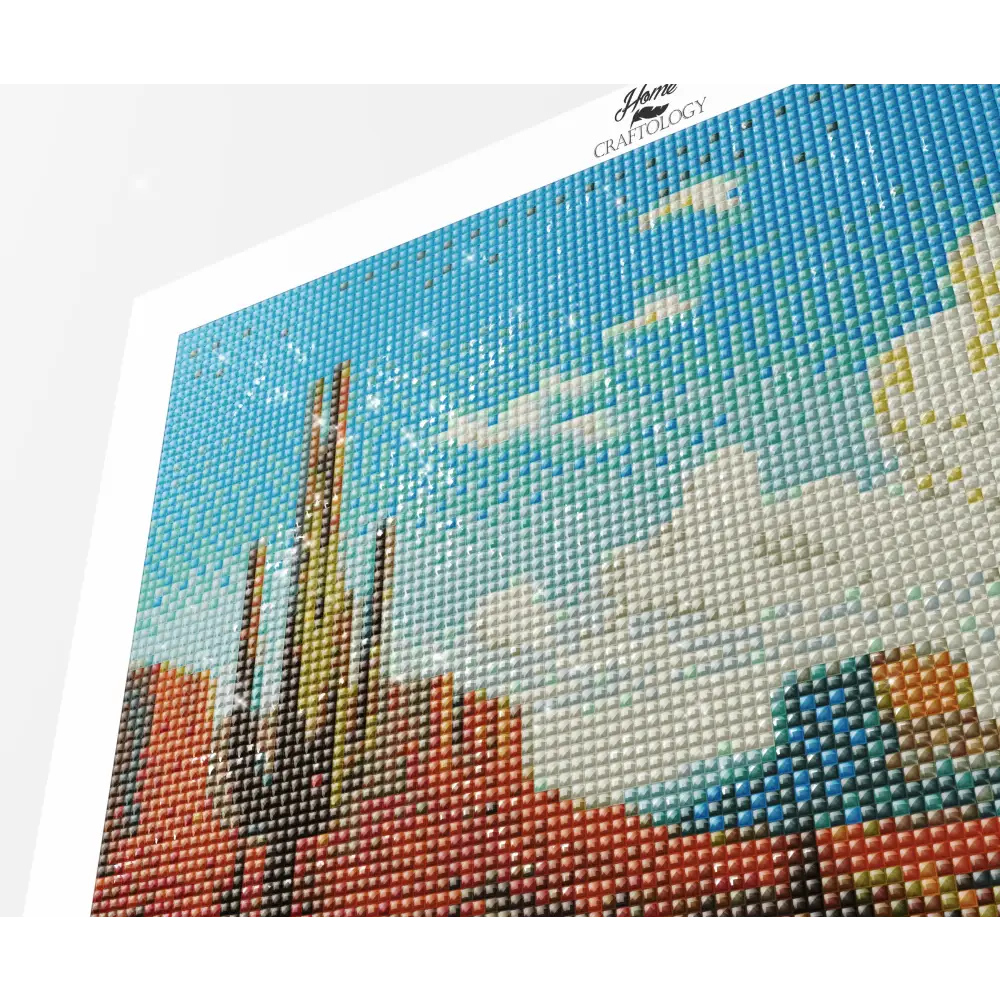 Desert Road - Exclusive Premium Diamond Painting Kit - Diamond Painting Kit