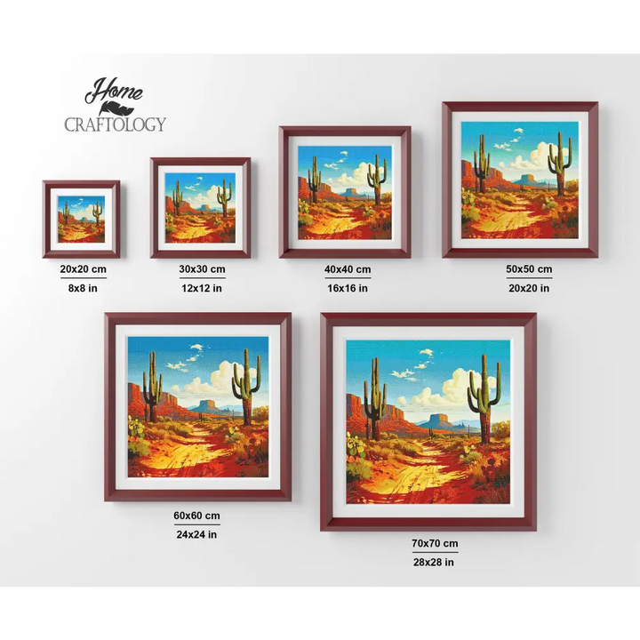Desert Road - Exclusive Premium Diamond Painting Kit - Diamond Painting Kit