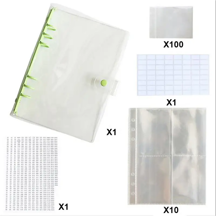Diamond Painting Beads Container Booklet - Green / No Extra Sheets - Diamond Painting Accessory