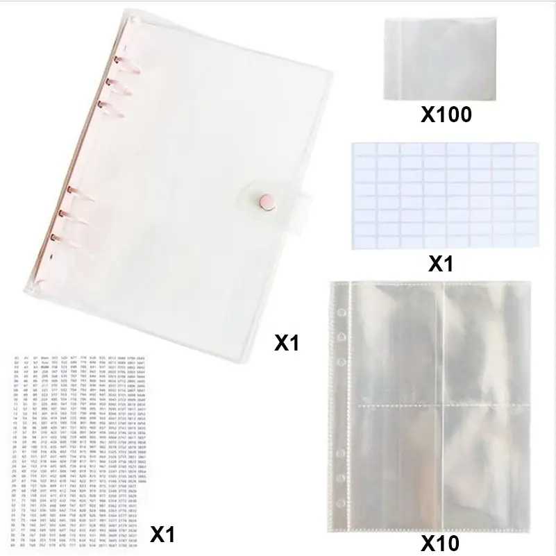 Diamond Painting Beads Container Booklet - Pink / No Extra Sheets - Diamond Painting Accessory