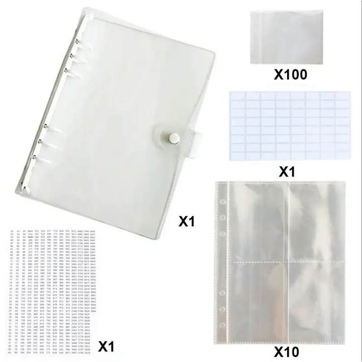 Diamond Painting Beads Container Booklet - White / No Extra Sheets - Diamond Painting Accessory
