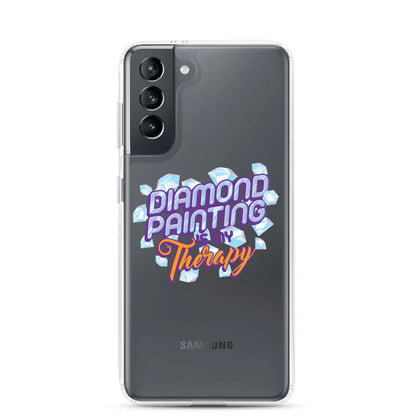 Diamond Painting Is My Therapy Samsung Case - Samsung Galaxy S21